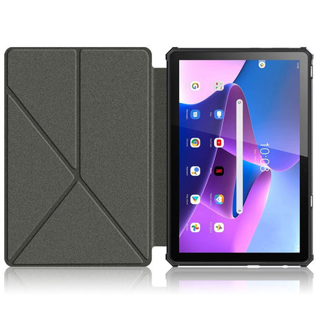 Lenovo Tab M10 (3. Gen) 10.1" (TB-328F/TB-328X) Fleksibelt Origami Flip Cover - Grå