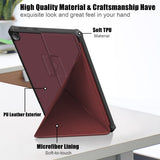 Lenovo Tab M10 (3. Gen) 10.1" (TB-328F/TB-328X) Fleksibelt Origami Flip Cover - Rød