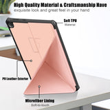Lenovo Tab M10 (3. Gen) 10.1" (TB-328F/TB-328X) Fleksibelt Origami Flip Cover - Lyserød