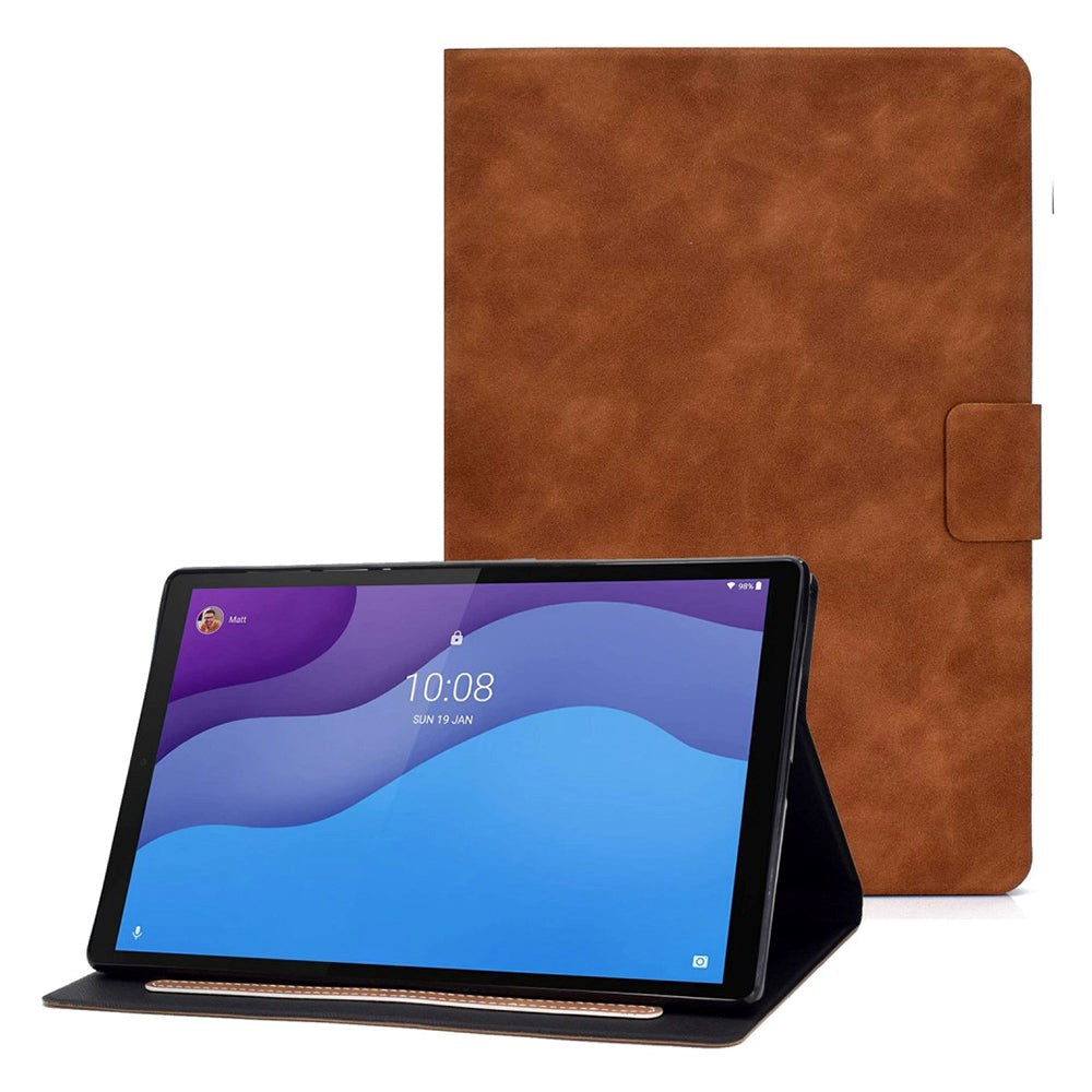 Lenovo Tab M10 (3. Gen) 10.1" (TB-328F/TB-328X) Flip Cover m. Pung - Brun