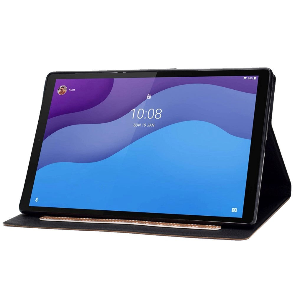 Lenovo Tab M10 (3. Gen) 10.1" (TB-328F/TB-328X) Flip Cover m. Pung - Brun