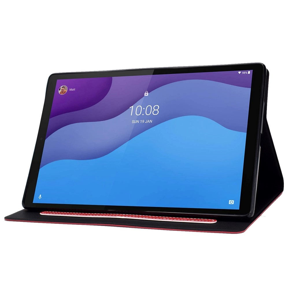 Lenovo Tab M10 (3. Gen) 10.1" (TB-328F/TB-328X) Flip Cover m. Pung - Rød