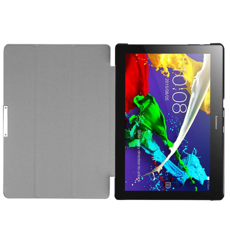 Lenovo Tab3 10 Tri-Fold Magnetic Hard Case Etui Lyserød