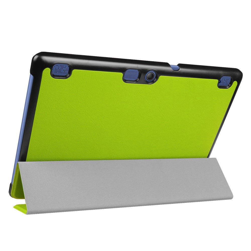 Lenovo Tab3 10 Tri-Fold Magnetic Hard Case Etui Grøn