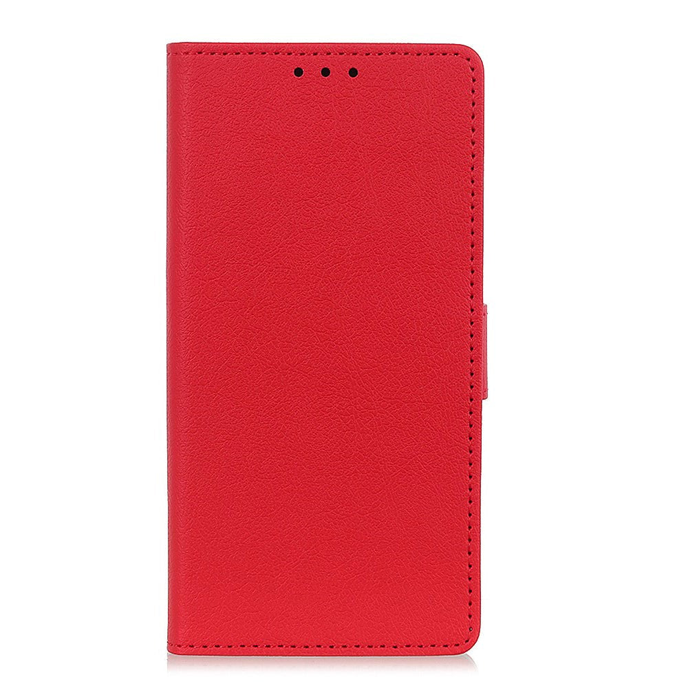 Xiaomi Redmi Note 8 Læder Flip Cover m. Pung - Rød