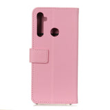 Xiaomi Redmi Note 8 Læder Flip Cover m. Pung- Lyserød