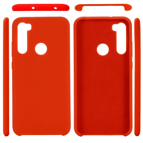 Xiaomi Redmi Note 8 Blød Silikone Bagside Cover - Rød