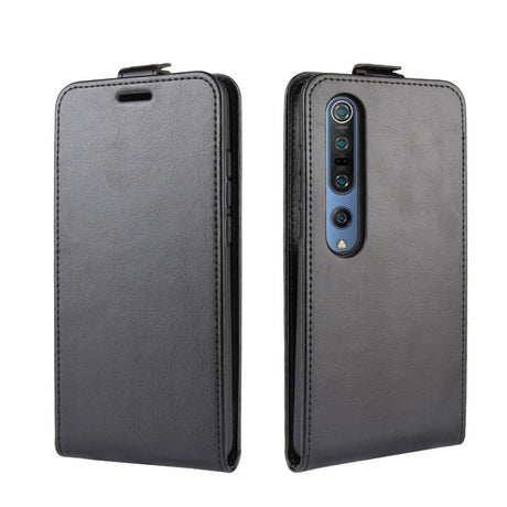 Xiaomi Mi 10 5G / Mi 10 Pro 5G Flip Cover Læder - Sort