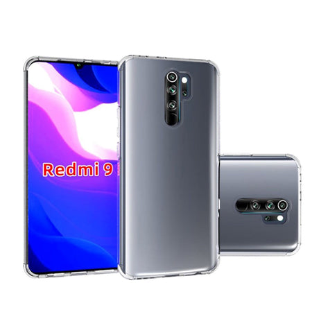 Xiaomi Redmi 9 Fleksibelt Cover - Gennemsigtig