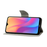 Xiaomi Redmi 9A / 9AT Imiteret Læder Flip Cover m. Pung - Sommerfugle