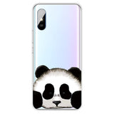 Xiaomi Redmi 9A / 9AT Fleksibel Plastik Cover - Panda