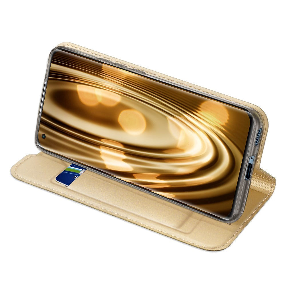 Xiaomi Mi 11 DUX DUCIS Skin Pro Series Thin Wallet Flip Cover - Guld