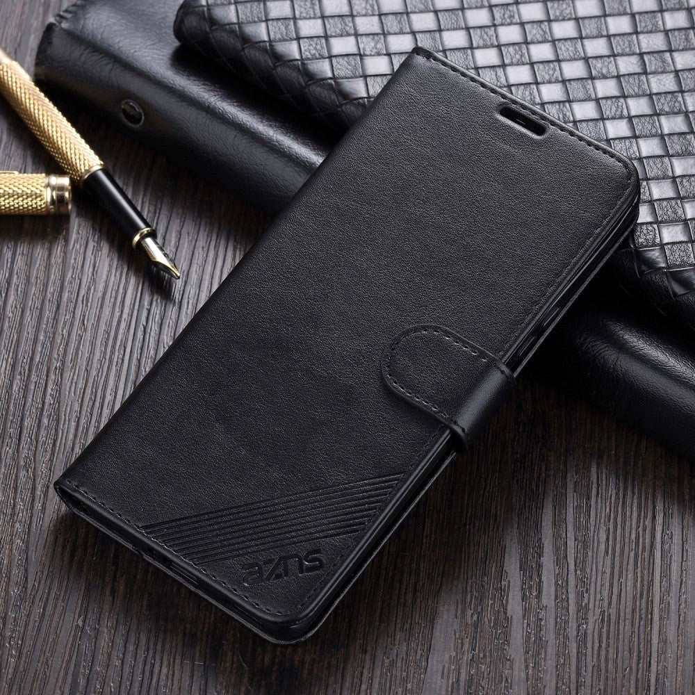 Xiaomi Mi 11 AZNS Læder Cover m. Pung - Sort