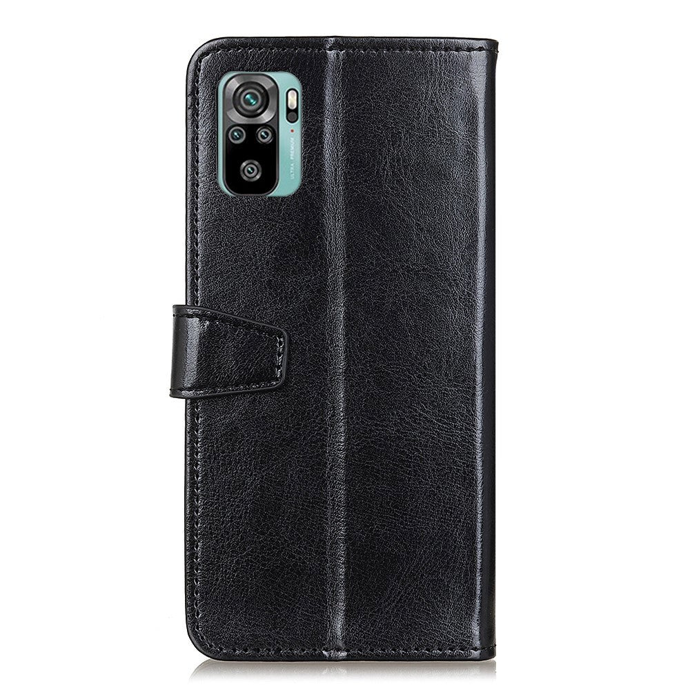 Xiaomi Poco M5S / Redmi Note 10S Flip Cover m. Kortholder & Ståfunktion - Sort