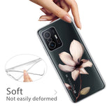 Xiaomi 11T / 11T Pro Fleksibelt Plastik Bagside Cover m. Print - Lilje