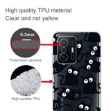 Xiaomi 11T / 11T Pro Fleksibelt Plastik Bagside Cover m. Print - Sorte Katte