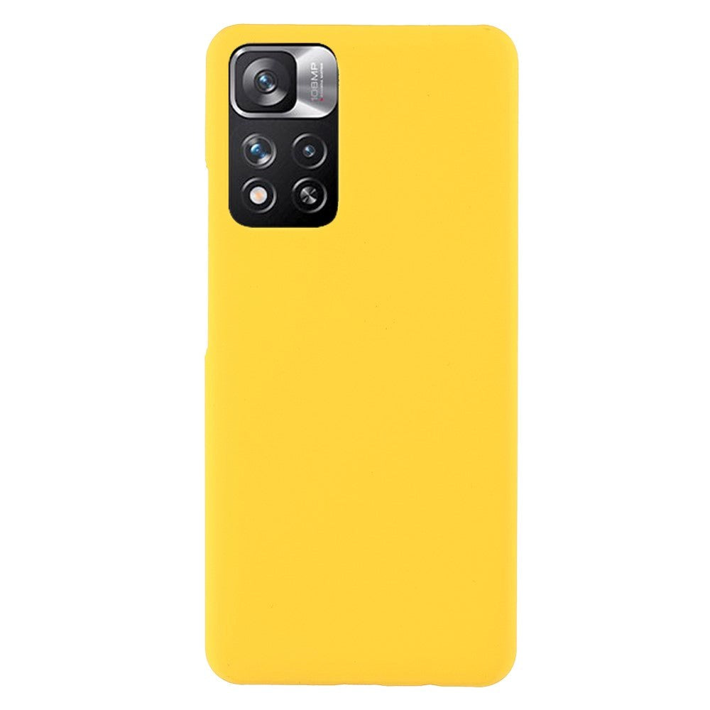 Xiaomi Redmi Note 11 Pro+ (Plus) Hårdt Plastik Bagside Cover - Gul