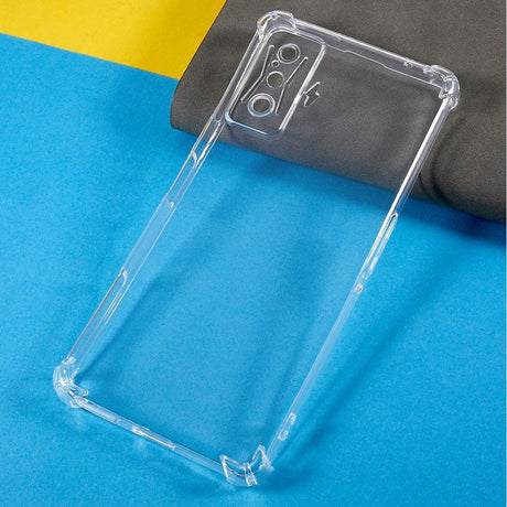 Xiaomi Poco F4 GT Fleksibelt Plastik Shockproof Bagside Cover - Gennemsigtig