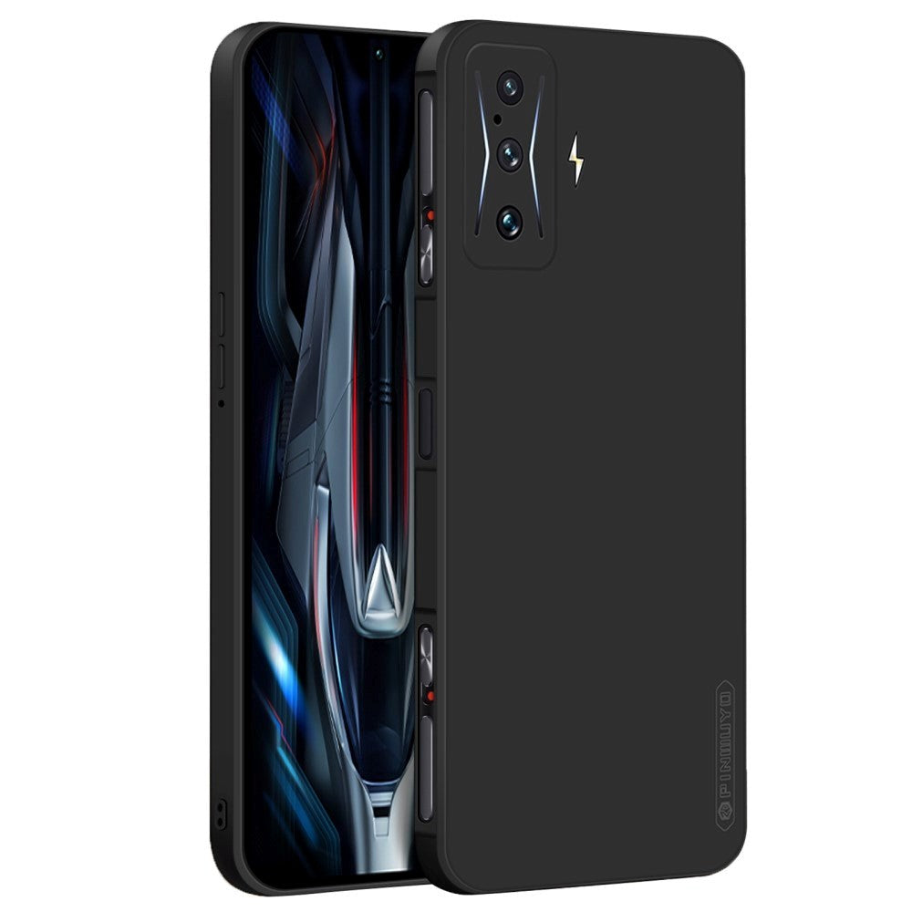 Xiaomi Poco F4 GT Pinwuyo Silikone Bagside Cover - Sort