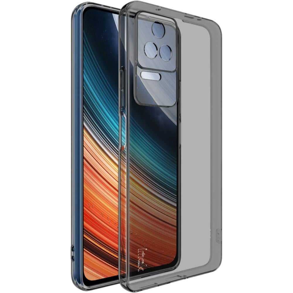 Xiaomi Poco F4 IMAK UX-5 Series Fleksibelt Plastik Cover - Gennemsigtig Sort