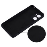 Xiaomi Redmi 10 (5G) Liquid Silikone Bagside Cover m. Strop - Sort