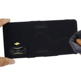 Xiaomi Poco F4 GT Liquid Silikone Bagside Cover m. Strop - Sort