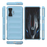 Xiaomi Poco F4 GT Fleksibelt Plastik Bagside Cover - Lyseblå