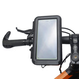 Mobilholder til Cykel (Maks. Mobil: 160 x 82mm) - Vandtæt Etui - Sort - (DEMO)