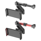 Backseat Car Mount Til Bilens Nakkestøtte - Max Mobil: 195mm x 100mm - Sort