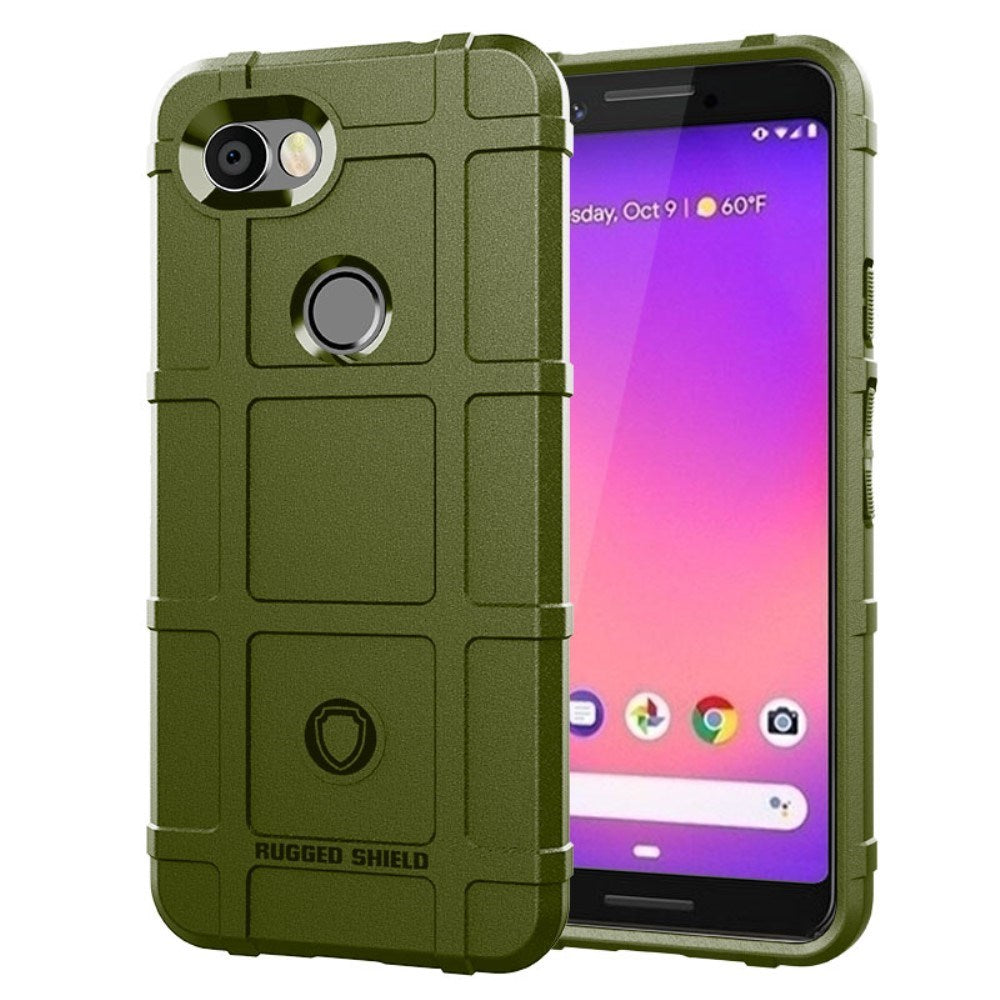 EIDERWOOD Google Pixel 3a Rugged Shield Series Håndværker Bagside Cover - Mørkegrøn