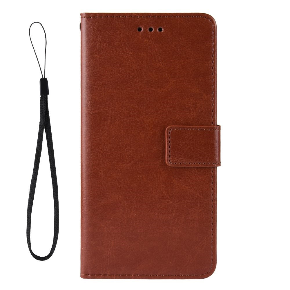 EIDERWOOD Google Pixel 4a Læder Flip Cover m. Pung & Strop - Brun