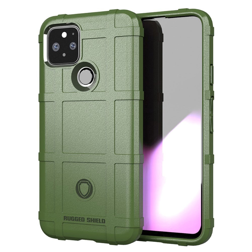 Google Pixel 5 Cover Rugged Shield Series - Grøn