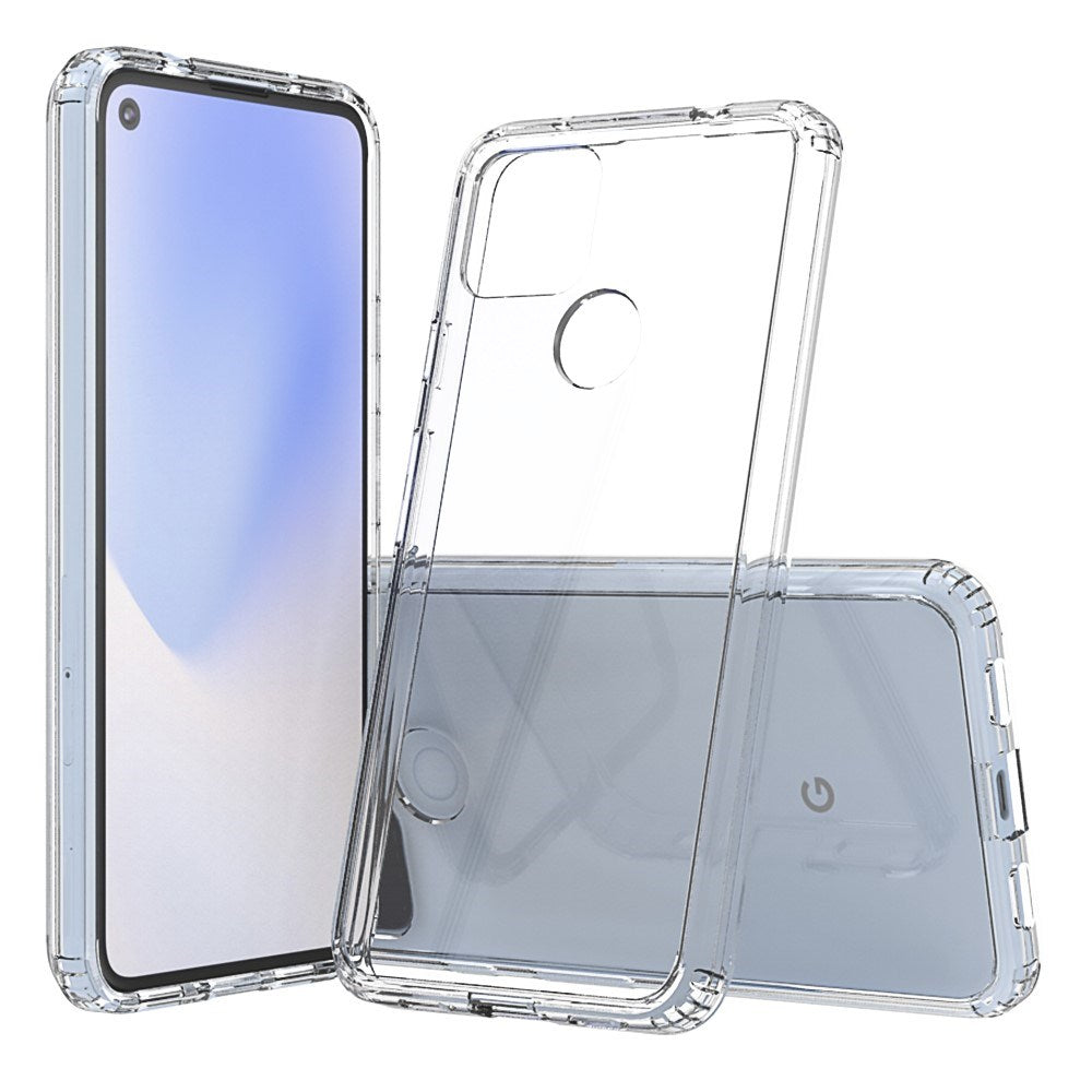 EIDERWOOD Google Pixel 4a (5G) Hybrid Plastik Bagside Cover - Gennemsigtig