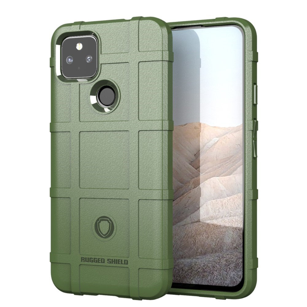 EIDERWOOD Google Pixel 5a Rugged Shield Series Håndværker Bagside Cover - Grøn