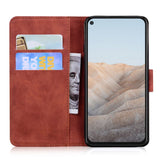 EIDERWOOD Google Pixel 5a Kunstlæder Flip Cover m. Pung - Brun