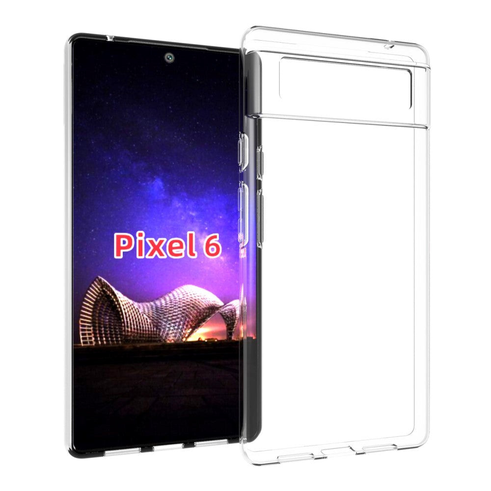 Google Pixel 6 Fleksibelt Plast Bagside Cover - Gennemsigtig