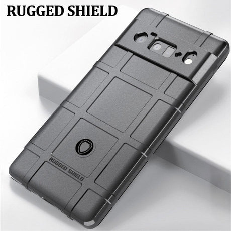 Google Pixel 6 Pro Rugged Shield Series Håndværker Bagside Cover - Sort