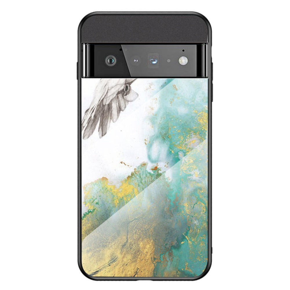 Google Pixel 6 Pro Plastik Bagside Cover m. Glasbagside - Marmor & Due