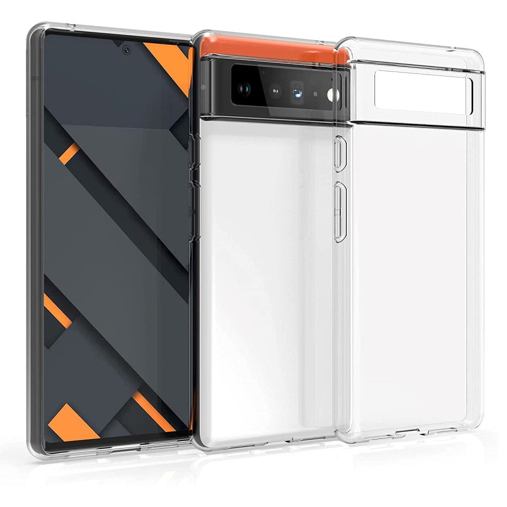 Google Pixel 6 TPU Plastik Bagside Cover - Gennemsigtig