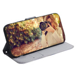 Google Pixel 6 Pro Læder Flip Cover m. Pung & Print - Træ