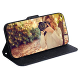 Google Pixel 6 Pro Læder Flip Cover m. Pung & Print - "Don't Touch My Phone"