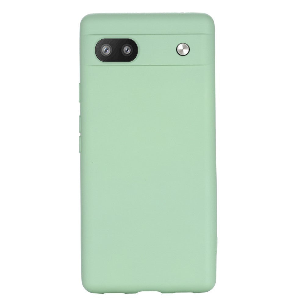 Google Pixel 6a Liquid Silikone Cover m. Strop - Grøn