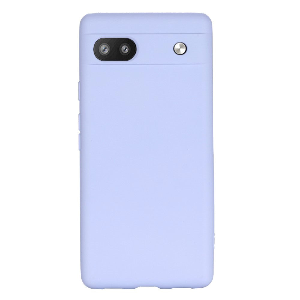 Google Pixel 6a Liquid Silikone Cover m. Strop - Lilla