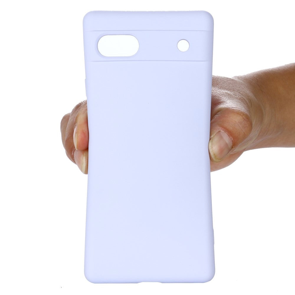 Google Pixel 6a Liquid Silikone Cover m. Strop - Lilla