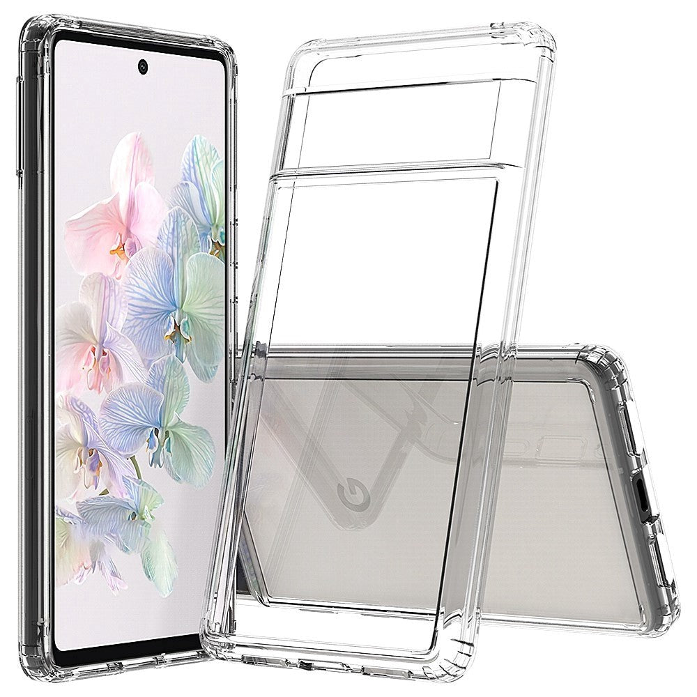 Google Pixel 7 Acrylic Hybrid Bumper Bagside Cover - Gennemsigtig