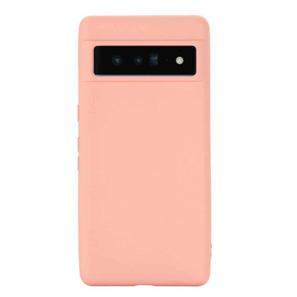 Google Pixel 7 Pro Liquid Silikone Cover m. Strop - Lyserød