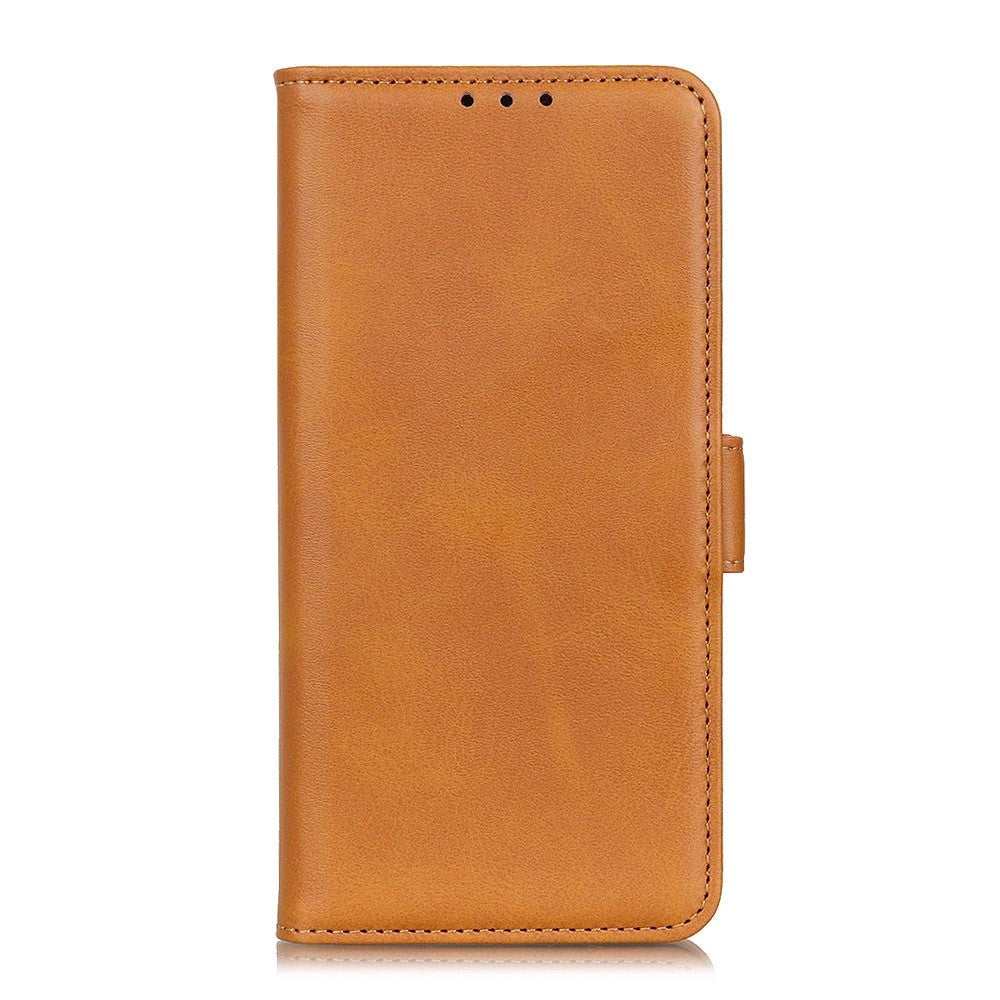 Asus Zenfone 8 Flip Simpelt Flip Cover m. Pung - Lyse Brun