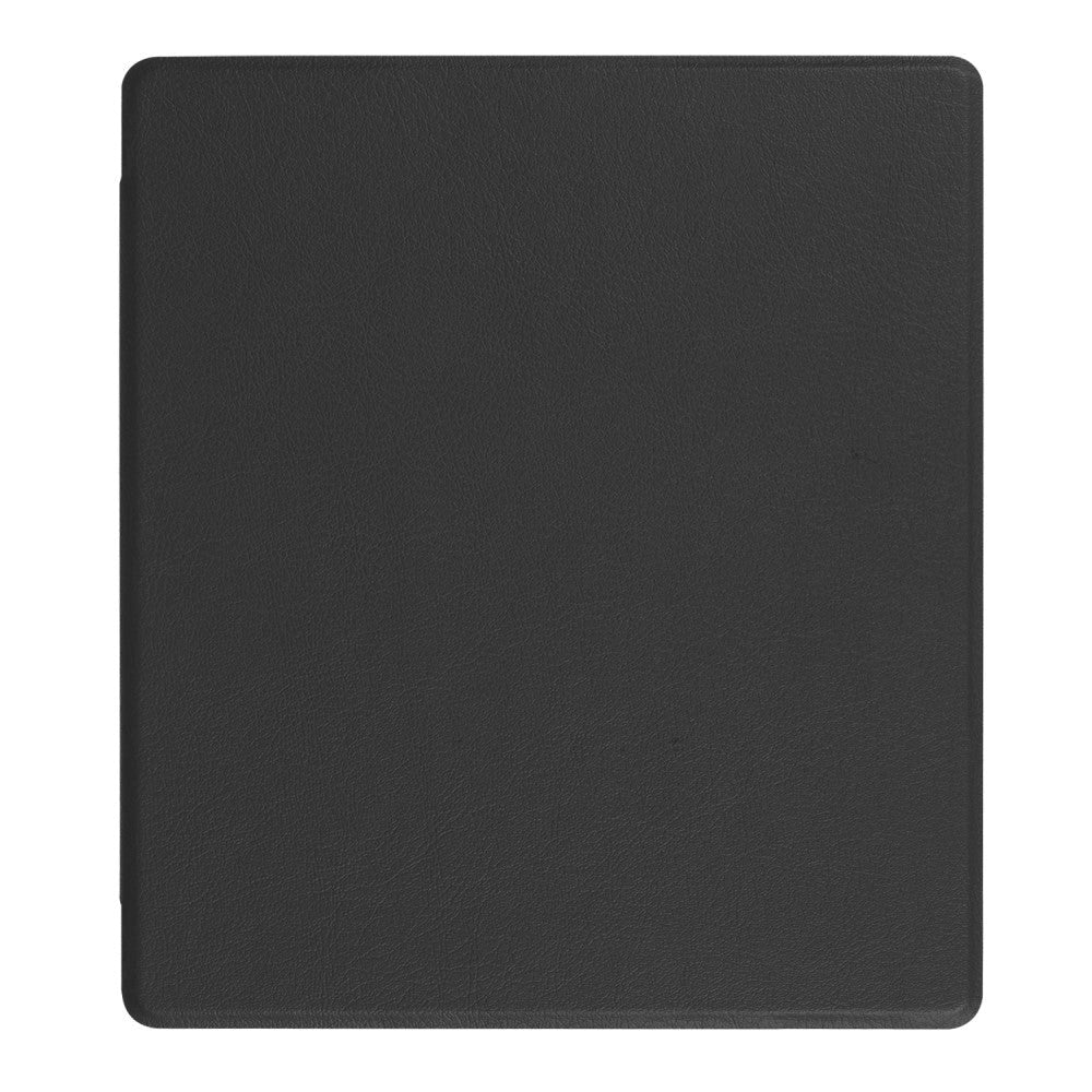 Amazon Kindle Oasis 3 10th Generation (2019) Læder Flip Cover m. Vågeblus Funktion - Sort