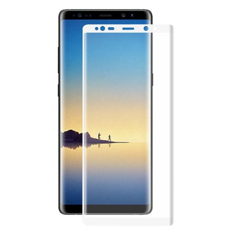 Samsung Galaxy Note 8 HAT PRINCE Hærdet Glas Skærmbeskyttelse (full-size med kurver) - Hvid