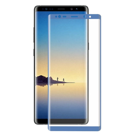 Samsung Galaxy Note 8 HAT PRINCE Hærdet Glas Skærmbeskyttelse (full-size med kurver) - Blå